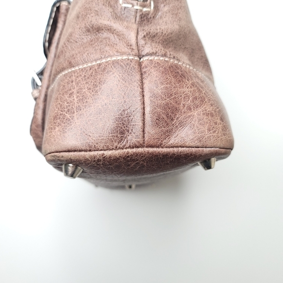 CHLOE Brown Leather Edith Bowler Satchel Bag - Picture 14 of 14